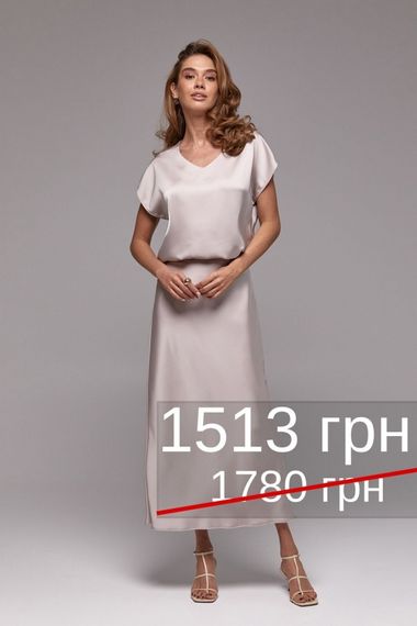 Спідниця шовк-сатин 3012 | Зображення 4
