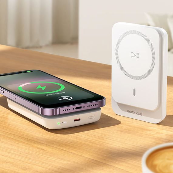 Портативное ЗУ Power Bank BOROFONE BJ63A Nimble PD20W с БЗУ 10000 mAh | Зображення 3