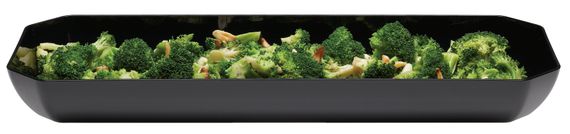 Восьмикутне блюдо 20,3х50,8х5 см Cambro, Черный, 3,7 л