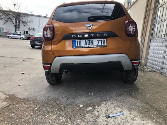Накладки на задні рефлектори 2 шт, нерж) Carmos - Турецька сталь для Renault Duster 2018-2024 рр | Зображення 2