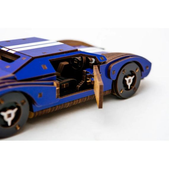 Дерев’яний 3D конструктор Fast car Gt Puz-26915, 164 деталі | Зображення 3