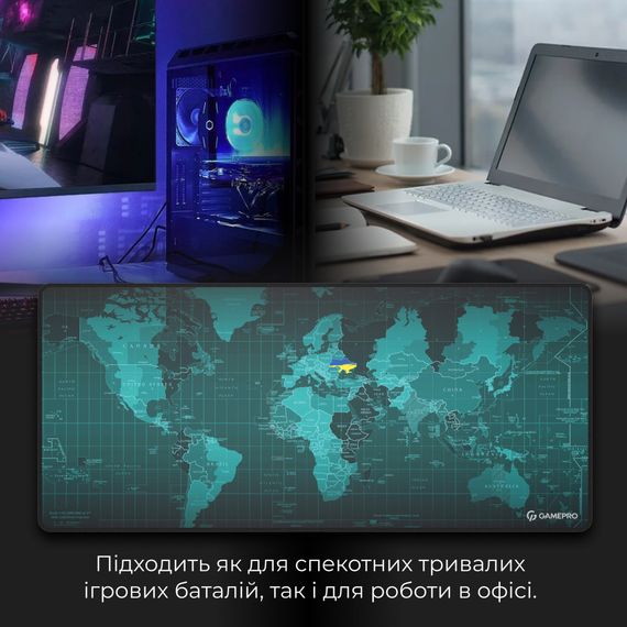 Килимок для мишки GamePro MP275M Black (MP275M) | Зображення 6
