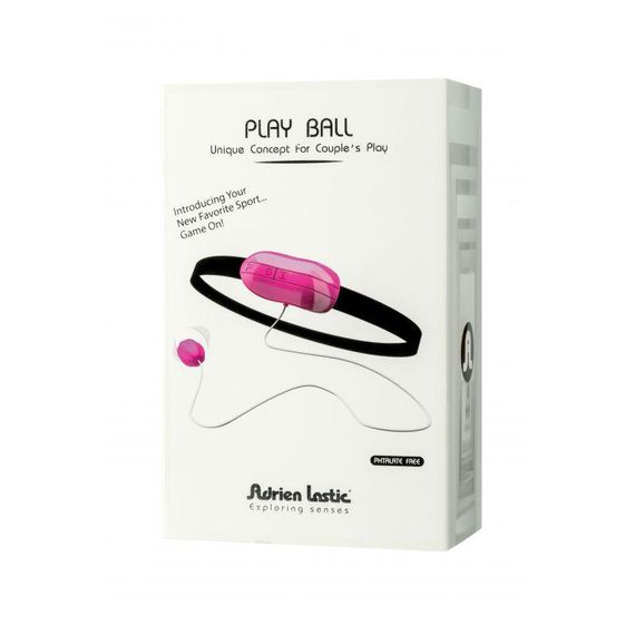 Виброяйцо Adrien Lastic Playball для стимуляции точки А, с турборежимом, крепление к ноге sexstyle | Зображення 1