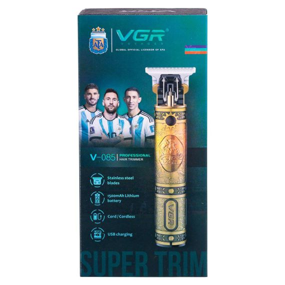 Триммер для стрижки волос и бороды с насадками VGR V-085 | Зображення 7