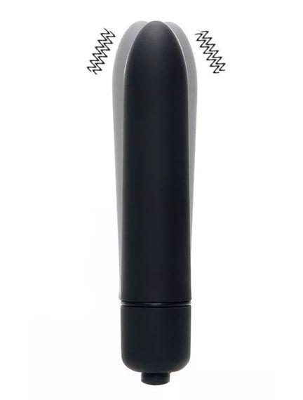 Мини-вибратор ( вибропуля) черного цвета (ААА)