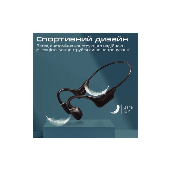 Навушники Promate Ripple Black (ripple.black) | Зображення 2