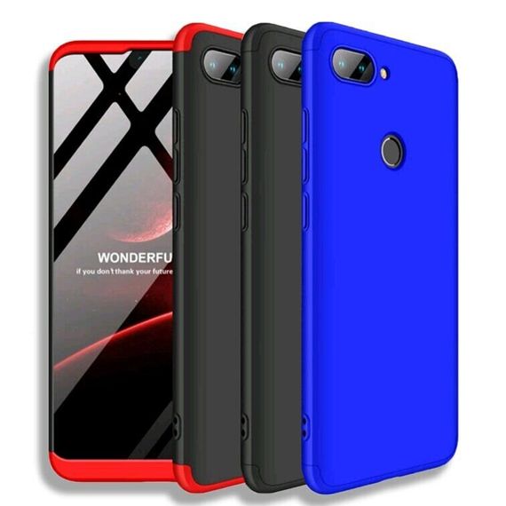 Чохол GKK 360 градусів для Oppo A12 колір Чорний | Зображення 5