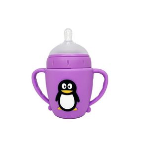 Бутылочка пластиковая с ручками "Пингвин" MGZ-0301, 180 мл