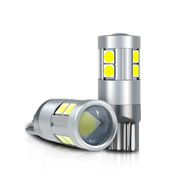 Автолампа светодиодная T10 / W5W, цоколь W2.1x9.5d, 3030 х 9 smd, белый, 12-24 В, обманка, биполярная