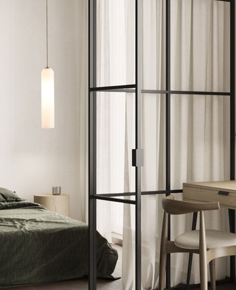 Люстра підвісна на 1 лампочку 27090 Латунь 45-200х10х10 см. | Зображення 8