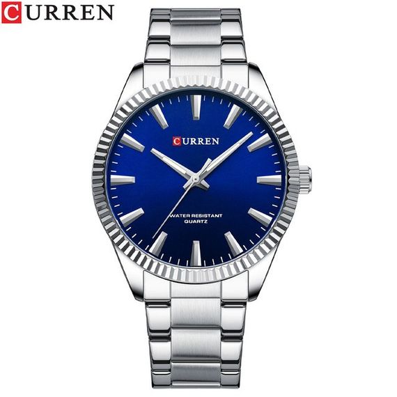 Чоловічий годинник Curren 8425 Silver-Blue