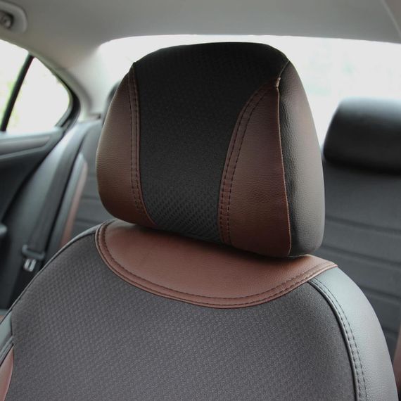 Чохли на сидіння з екошкіри та автотканини Renault Megane III (Z0) 2008-2014 EMC-Elegant | Зображення 3