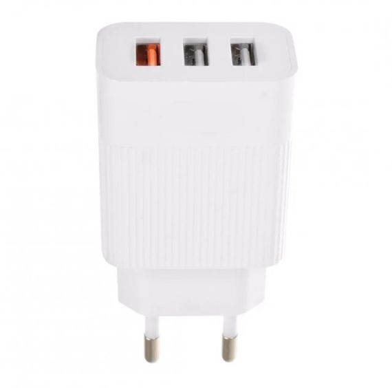 Мережевий зарядний пристрій блок живлення для телефону та планшета XPRO L72 QC3.0 + Lightning білий (MAW-41622) | Зображення 2