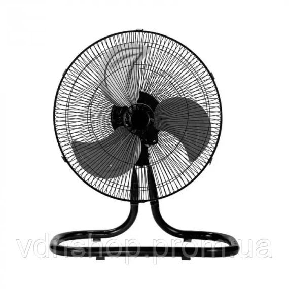 Вентилятор 3 в1 Wimpex 1807 Чорно - Сріблястий підлоговий настільний настінний охолоджувач з 3 швидкостями | Зображення 4