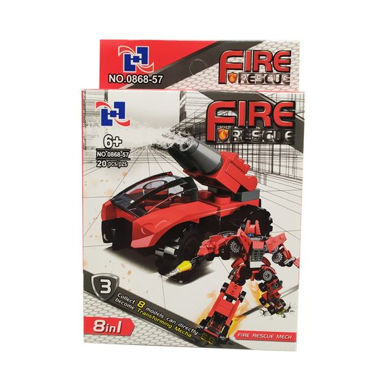Дитячий конструктор  0868-57 пожежний транспорт (Вид 3)