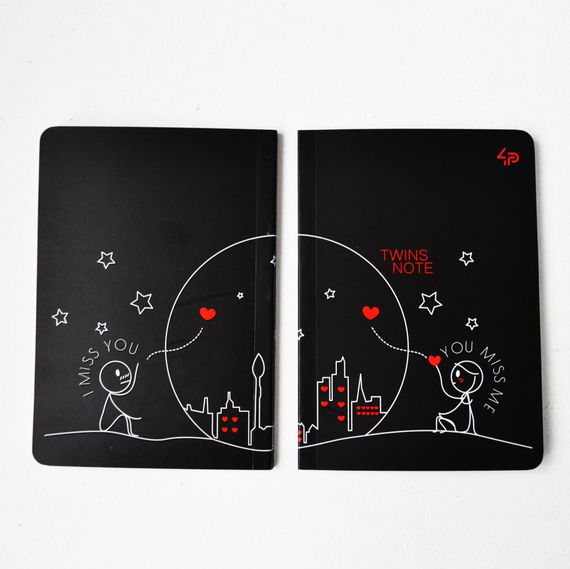 Блокнот 4Profi  "Twins series" miss you 40 арк. формат А6 904297 | Зображення 1