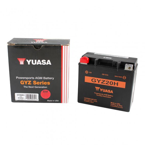 Аккумулятор МОТО Yuasa 12V 21,1Ah High Performance MF VRLA Battery GYZ20H