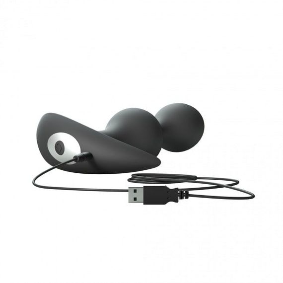 Анальний стимулятор, гнучкий з вібрацією Love To Love TWINNY BUD Black | Зображення 2