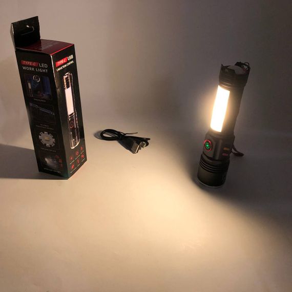 Ліхтар з регулюванням променя Police, Професійний тактичний ліхтарик, Посилений ручний ліхтарик HZ-93 | Зображення 5