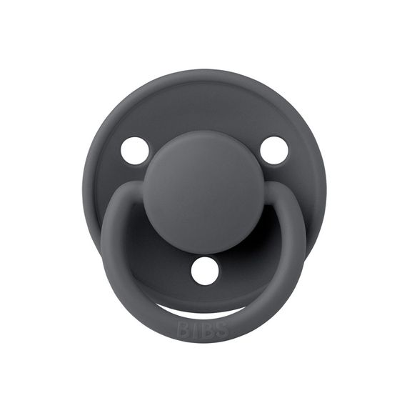Соска пустушка Bibs De Lux 6-18 міс Latex Iron