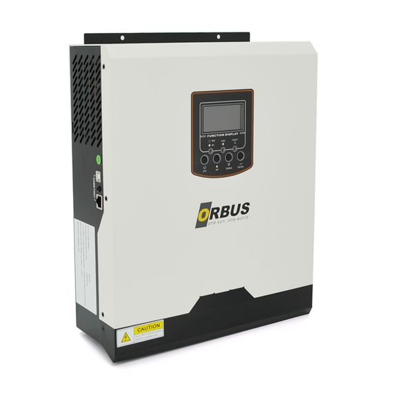 Гібридний інвертор ORBUS VP3000-24, 3000W, 24V, струм заряду 15/25A, 160–275V