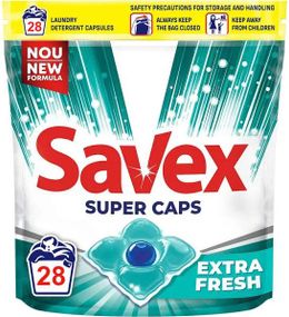 Капсули для прання Savex Super Caps Extra Fresh 28 шт