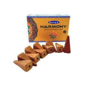 Аромаконуси зворотного потоку Гармонія  Harmony 10 конусів Satya 8904234413709