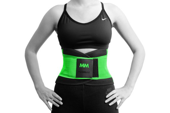 Пояс компресійний MadMax MFA-277 Slimming belt Black/neon green M | Зображення 1