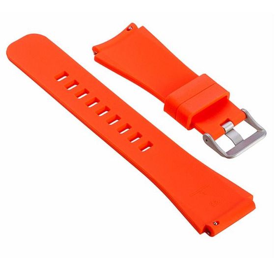 Силиконовый ремешок для часов Samsung Galaxy Watch 46 mm SM-R800 - Orange | Зображення 2