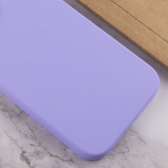 Чохол Silicone Case Full Protective (AA) NO LOGO для Apple iPhone SE (2020) Бузковий / Dasheen | Зображення 1