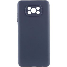 Чохол Silicone Cover Ummi Lakshmi Full Camera (AA) для Xiaomi Poco X3 NFC / Poco X3 Pro Синій / Midnight Blue