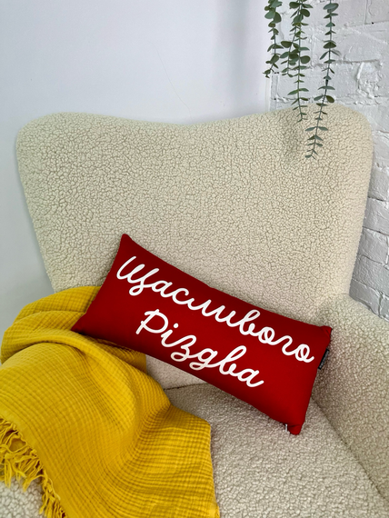 Подушка для дивану оксамитова Счастливого Різдва 50x24 см (52BP_23NG005) | Зображення 1