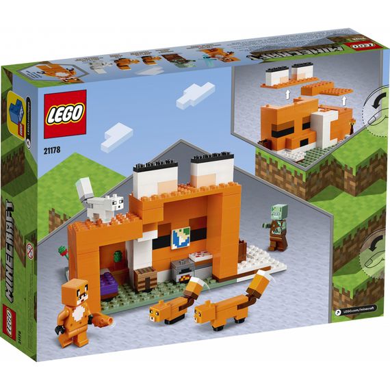 Конструктор LEGO Minecraft Лисича хатина 193 деталі (21178) | Зображення 5