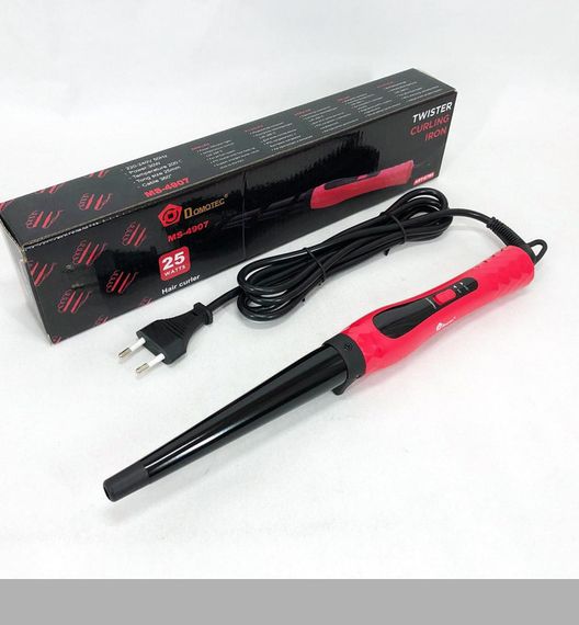 Конусна плойка щипці для волосся з керамічним покриттям Domotec MS-4907 (47546-4907_278)