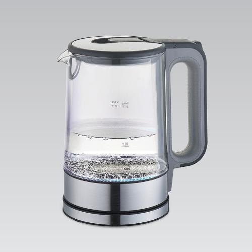 Електрочайник 1,7л 2200W скло (диск) сірий MR-053-GREY Maestro | Зображення 3