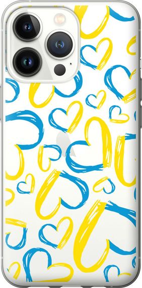 Чехол на iPhone 13 Pro Сердца UA "5292u-2372-17620"