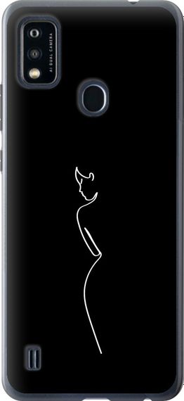 Чехол на ZTE Blade A51 Силуэт1 "4590u-2506-17620"