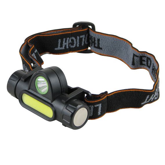 Налобная лампа, Налобный фонарь с ремешком на голову, Налобный светодиодный фонарь для ночных прогулок VN-22 | Зображення 2