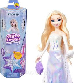 Кукла Эльза с аксессуарами Крути и прояви Холодное сердце Elsa Disney Frozen Spin & Reveal