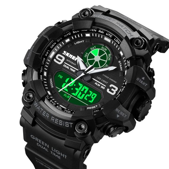 Чоловічий годинник Skmei 1818 Black. | Зображення 1