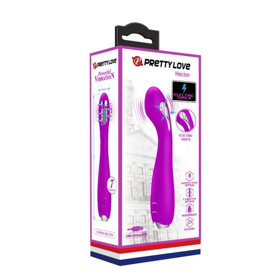 Вібратор - Pretty Love Hector Vibrator Purple (App) Sex Aura | Зображення 1