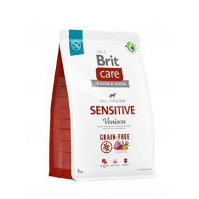 Сухий корм Brit Care Dog Grain-free Sensitive для собак з чутливим травленням, беззерновий з олениною,