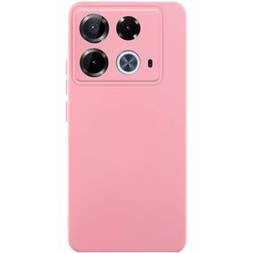 Чохол TPU GETMAN Liquid Silk Full Camera для Infinix Note 40 4G Рожевий / Pink