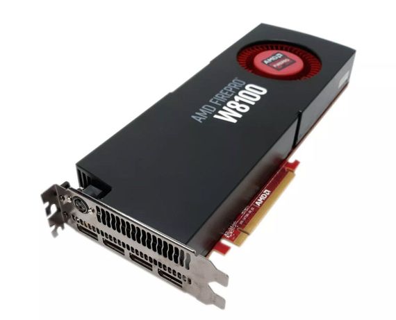 Дискретная видеокарта AMD FirePro W8100, 8 GB GDDR5, 512-bit б/у