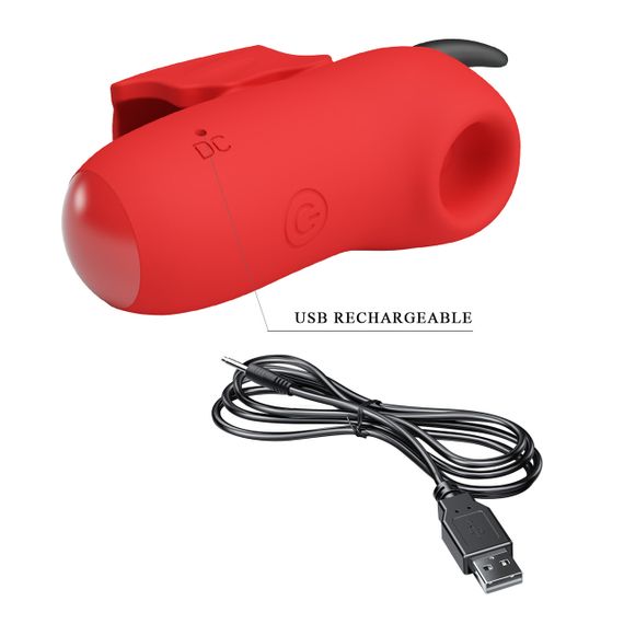 Вакуумний вібростимулятор - Pretty Love Magic Devil Stimulator Red sexstyle | Зображення 8