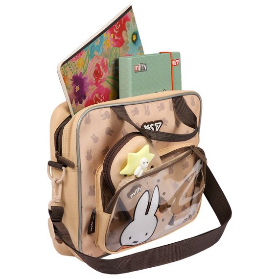 Сумка школьная А4 YES В-1 Miffy Bunny 550420 2.7х6.5х34 см | Зображення 4
