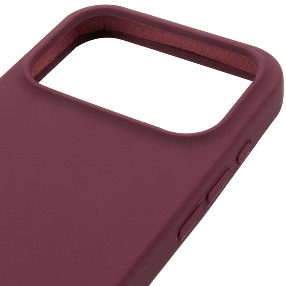 Чохол Silk Full Protective (AA) NO LOGO для Apple iPhone 17 Pro / 18 Pro (6.3") Бордовий / Plum | Зображення 3