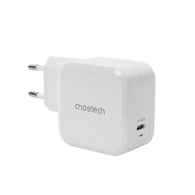 Мережевий зарядний пристрій Choetech PD8007-EU-WH, USB-С