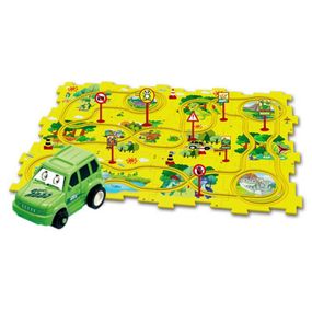 Розвиваюча іграшка-пазл SHT 1103A Dinosaur Park (25pcs) Yellow