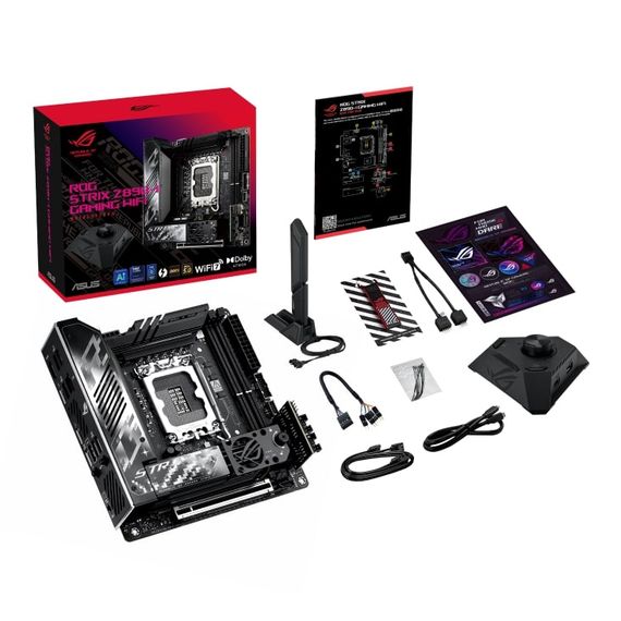 Материнcька плата ASUS ROG STRIX Z890-I GAMING WIFI s1851 Z890 2xDDR5 M.2 DP USB Type-C Wi-Fi BT mITX 90MB1IC0-M0EAY1 | Зображення 1